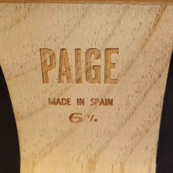 PAIGE Jules Genuine Calf Hair Mule Shoes size 6.5 - Picture 9 of 10